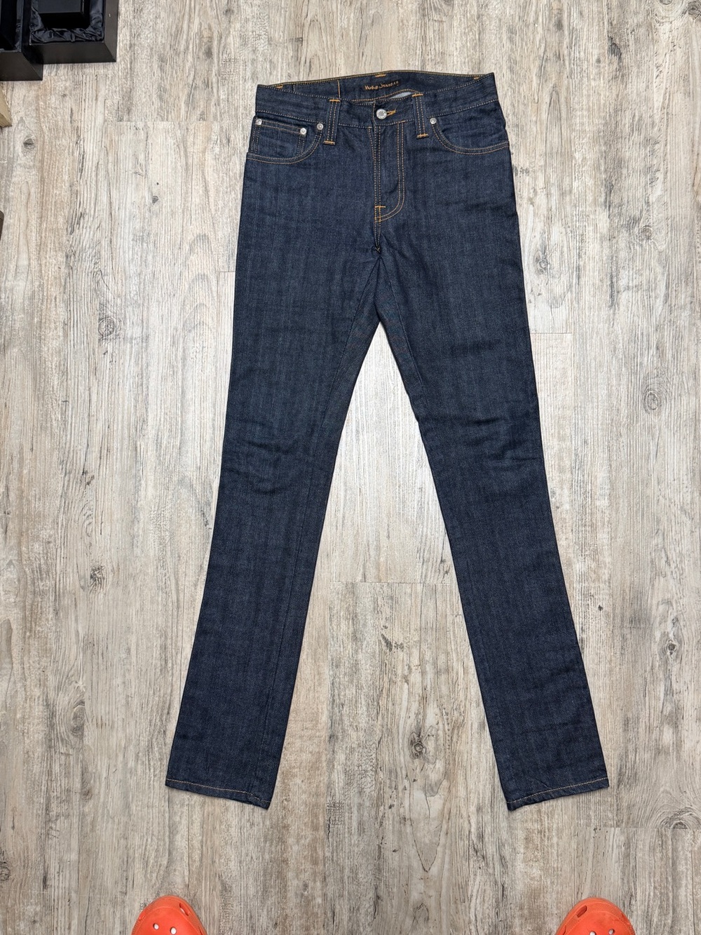 Nudie Jeans Slim Straight Dark Blue Denim